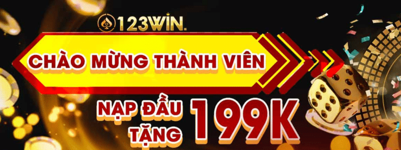 Nạp đầu thưởng 119K tại 123Win